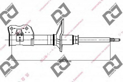 DJ PARTS ds1143gs -  Амортизатор